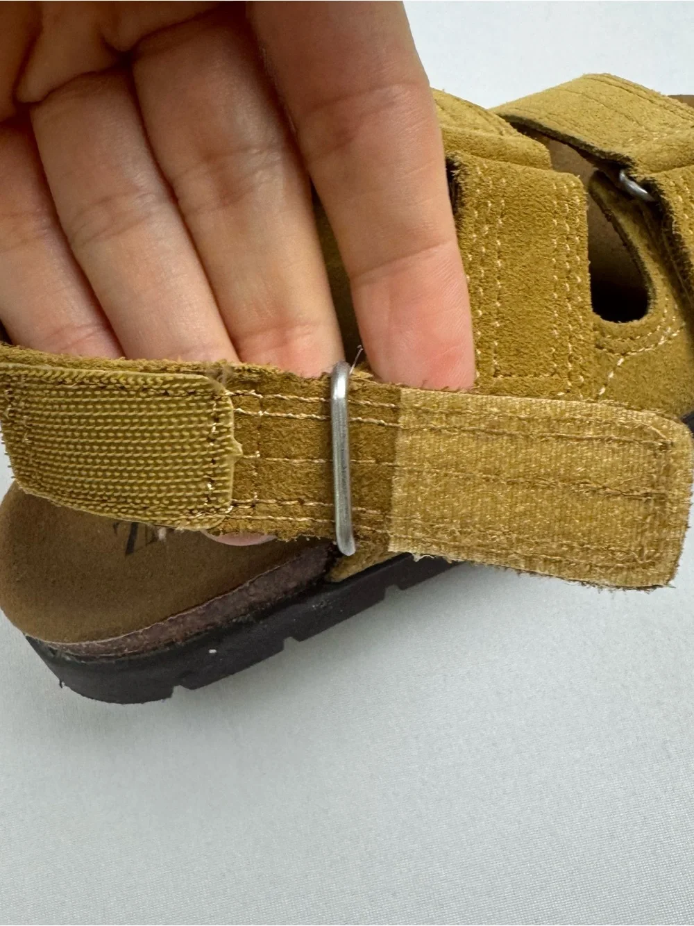Zara‎ Faux Suede Little Boy Sandals Size 26
